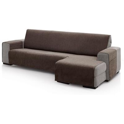 ECOMMERC3 Överdrag till soffa schäslong för höger arm ryggstorlek 280 cm Överdrag soffa schäslong färg brun mjuk känsla 100% tillverkad i Spanien ECOMMERC3 Överdrag till soffa schäslong för höger arm ryggstorlek 280 cm Överdrag soffa schäslong färg brun mjuk känsla 100% tillverkad i Spanien