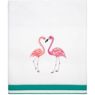Avanti Linens Avanti sängkläder badhandduk, mjuk och absorberande bomull (flamingo paradissamling) Avanti Linens Avanti sängkläder badhandduk, mjuk och absorberande bomull (flamingo paradissamling)