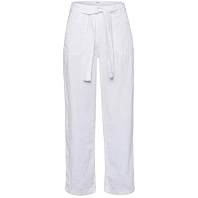 Brax Dam Style Maine S Pure Linen-byxor, vit, 38 K, Vit, 29W x 30L Brax Dam Style Maine S Pure Linen-byxor, vit, 38 K, Vit, 29W x 30L
