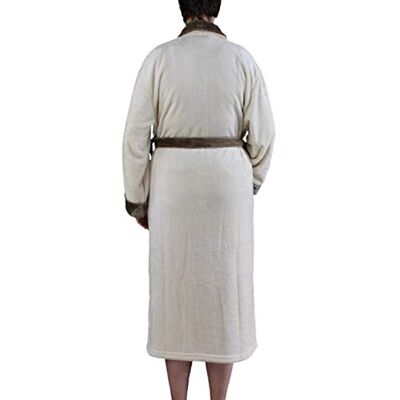 GÖZZE Seidenfeeling Unisex Badrock - Lång, 125cm, Vit GÖZZE Seidenfeeling Unisex Badrock - Lång, 125cm, Vit