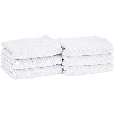 Heckett Lane Bath Guest Towel, 100% bomull, vit, 30 x 50 cm, 6,0 stycken Heckett Lane Bath Guest Towel, 100% bomull, vit, 30 x 50 cm, 6,0 stycken