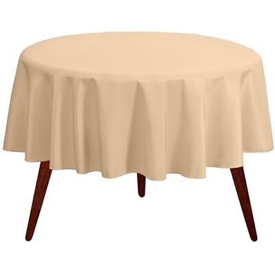 Gee Di Moda GDMPRD90BE bordsduk, polyester, beige Gee Di Moda GDMPRD90BE bordsduk, polyester, beige