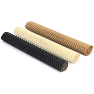 PARENCE PARES.- Set med 3 bordstabletter i bambu Set med vävda dukar 30x45 cm Dekorativt och halkfritt bordsskydd Blandade färger (, beige, brun) PARENCE PARES.- Set med 3 bordstabletter i bambu Set med vävda dukar 30x45 cm Dekorativt och halkfritt bordsskydd Blandade färger (, beige, brun)