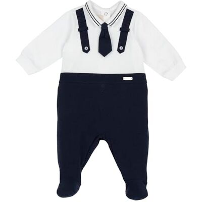 Chicco Sparkdräkt, Vit och blå, 9 mesi Chicco Sparkdräkt, Vit och blå, 9 mesi