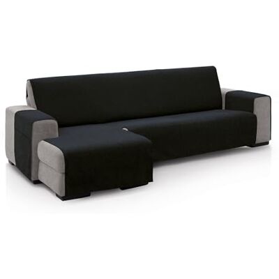 ECOMMERC3 Överdrag till vänster arm schäslong 280 cm Överdrag soffa schäslong färg svart mjuk känsla 100% tillverkad i Spanien ECOMMERC3 Överdrag till vänster arm schäslong 280 cm Överdrag soffa schäslong färg svart mjuk känsla 100% tillverkad i Spanien
