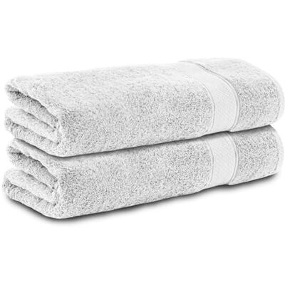 Komfortec handdukssats i två delar Handdukar set 70x140 cm 100% bomull Fade-bevis Snabbtorkande Handduksset Badhandduk Badhandduk badhandduk Badlakan Vit Komfortec handdukssats i två delar Handdukar set 70x140 cm 100% bomull Fade-bevis Snabbtorkande Handduksset Badhandduk Badhandduk badhandduk Badlakan Vit