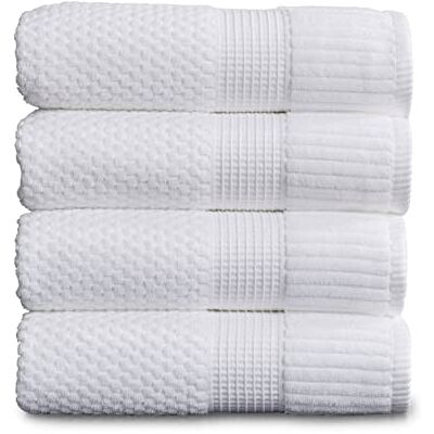 NY Loft 100% bomull badhandduk 4-pack Supermjuk och absorberande snabbtorkande badhanddukar 76 cm x 132 cm Strukturerad och hållbar bomull Treenighetssamling (4-pack badhandduk, ljusvit) NY Loft 100% bomull badhandduk 4-pack Supermjuk och absorberande snabbtorkande badhanddukar 76 cm x 132 cm Strukturerad och hållbar bomull Treenighetssamling (4-pack badhandduk, ljusvit)