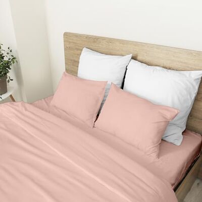 Ruggeri Set med 4 dubbelsäng 100% ren bomull Tillverkad i Italien Let's Color-kollektion! (rosa) Ruggeri Set med 4 dubbelsäng 100% ren bomull Tillverkad i Italien Let's Color-kollektion! (rosa)