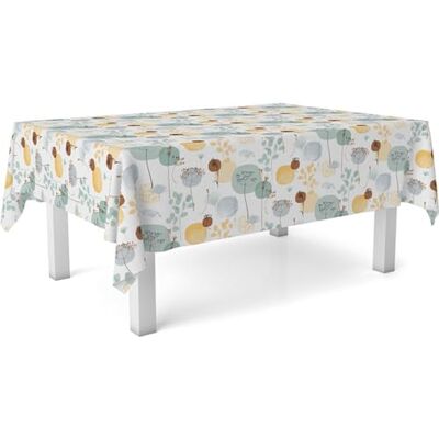 ECOMMERC3 Vaxduk storlek 220 x 140 cm fläckavvisande bordsduk oljefärgad serpis turkos 100% tillverkad i Spanien blöder inte ECOMMERC3 Vaxduk storlek 220 x 140 cm fläckavvisande bordsduk oljefärgad serpis turkos 100% tillverkad i Spanien blöder inte