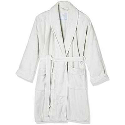 Heckett Lane Hnlb24-20-Bj-M Bath Robe, 60% bambu viskos, 40% bomull, Chalkblå, M Cm, 1,0 Pieces Heckett Lane Hnlb24-20-Bj-M Bath Robe, 60% bambu viskos, 40% bomull, Chalkblå, M Cm, 1,0 Pieces