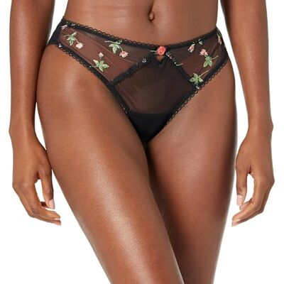 Freya Rose Blossom kort bikiniunderkläder för kvinnor, Svart, S Freya Rose Blossom kort bikiniunderkläder för kvinnor, Svart, S