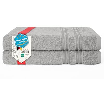 Hammetex Badlakan 2-pack 70x140 cm, Duschhandduk, 100% Bomullsfrotté OEKO-TEX-certifierade, mjuka & absorberande, frotté, med hängögla, duschhandduk & bastuhandduk för badrum & bastu Hammetex Badlakan 2-pack 70x140 cm, Duschhandduk, 100% Bomullsfrotté OEKO-TEX-certifierade, mjuka & absorberande, frotté, med hängögla, duschhandduk & bastuhandduk för badrum & bastu