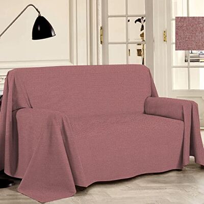 PENSIERI DELICATI Sofföverdrag 220 x 290 cm tillverkat i Italien, heltäckande överdrag av 100% ren bomull återvunnen garnfärgad, enfärgad röd, perfekt som heminredning, soffskydd, picknickfilt PENSIERI DELICATI Sofföverdrag 220 x 290 cm tillverkat i Italien, heltäckande överdrag av 100% ren bomull återvunnen garnfärgad, enfärgad röd, perfekt som heminredning, soffskydd, picknickfilt