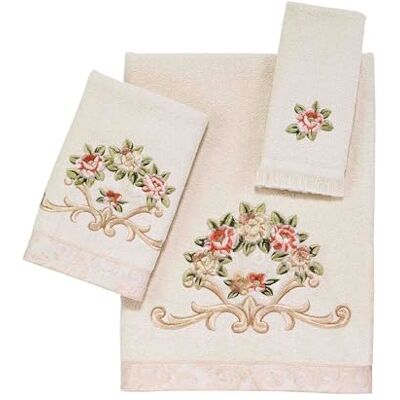 Avanti Linens Rosefan 3 st handduksset Avanti Linens Rosefan 3 st handduksset