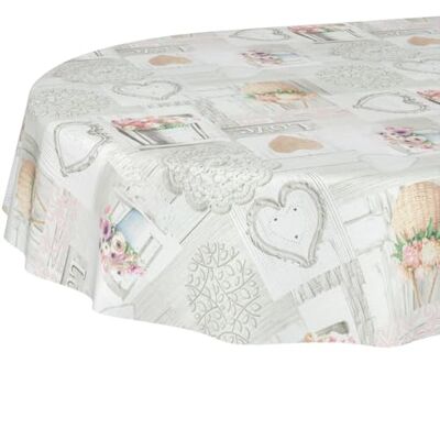 ANRO Oljeduk bordsduk tvättbar lättvårdad lotuseffekt utomhus trädgårdsduk lantliga blommor 220 x 140 cm (oval) ANRO Oljeduk bordsduk tvättbar lättvårdad lotuseffekt utomhus trädgårdsduk lantliga blommor 220 x 140 cm (oval)