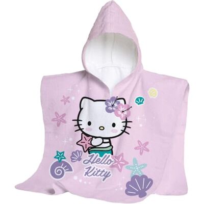 HERMET Hello Kitty Bomullsstrand Poncho HERMET Hello Kitty Bomullsstrand Poncho