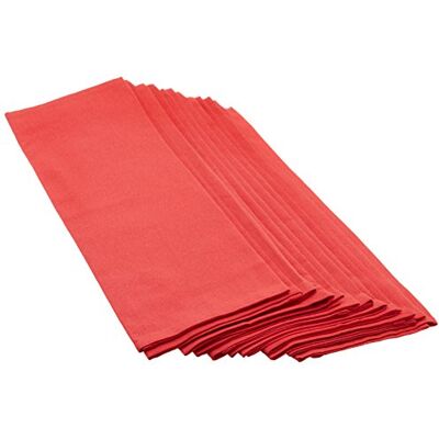 CALITEX Arc en Ciel Förpackning med 12 bomullsservetter, 44 x 44 cm, bomull, rubin, 44 x 44 cm CALITEX Arc en Ciel Förpackning med 12 bomullsservetter, 44 x 44 cm, bomull, rubin, 44 x 44 cm