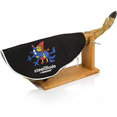 Steelblade T-404 uxumusu Färg Svart-Bomull 50% -Överdrag 55 cm-Perfekt för både skinka och pallar-modell, B Besukao Steelblade T-404 uxumusu Färg Svart-Bomull 50% -Överdrag 55 cm-Perfekt för både skinka och pallar-modell, B Besukao