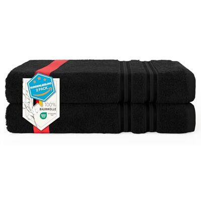 Hammetex Badlakan 2-pack 70x140 cm, Duschhandduk, 100% Bomullsfrotté OEKO-TEX-certifierade, mjuka & absorberande, frotté, med hängögla, duschhandduk & bastuhandduk för badrum & bastu Hammetex Badlakan 2-pack 70x140 cm, Duschhandduk, 100% Bomullsfrotté OEKO-TEX-certifierade, mjuka & absorberande, frotté, med hängögla, duschhandduk & bastuhandduk för badrum & bastu