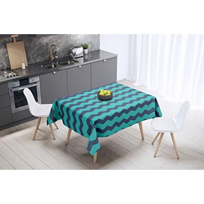 Bonamaison köksdekoration, bordsduk, 145 cm x 145 cm – designad och tillverkad i Turkiet Bonamaison köksdekoration, bordsduk, 145 cm x 145 cm – designad och tillverkad i Turkiet