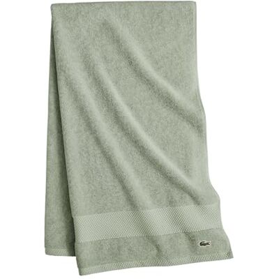 Lacoste Heritage Supima badlakan av bomull, aloe, 76 x 137 cm Lacoste Heritage Supima badlakan av bomull, aloe, 76 x 137 cm