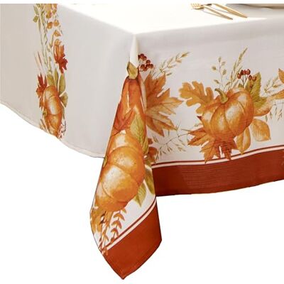 Elrene hem mode höst pumpa lund skrynkelbeständig bordsduk, 152 cm x 365 cm rektangel, flerfärgad Elrene hem mode höst pumpa lund skrynkelbeständig bordsduk, 152 cm x 365 cm rektangel, flerfärgad