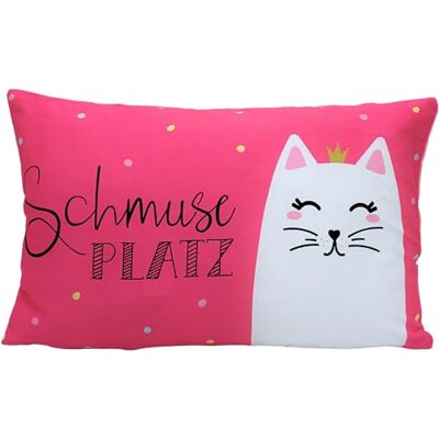 Dekohelden24 Dekohjälden24 prydnadskudde – gosig kudde med katt/dekorativ kudde – huvudkudde – prydnadsyta – L/B/H ca. 40 x 13 x 23 cm, 100% bomull. Dekohelden24 Dekohjälden24 prydnadskudde – gosig kudde med katt/dekorativ kudde – huvudkudde – prydnadsyta – L/B/H ca. 40 x 13 x 23 cm, 100% bomull.