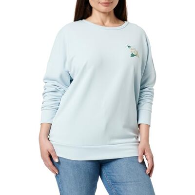 KEY LARGO Damsweatshirt, WSW Sorrento rund, Ljusblå (1216), XS KEY LARGO Damsweatshirt, WSW Sorrento rund, Ljusblå (1216), XS
