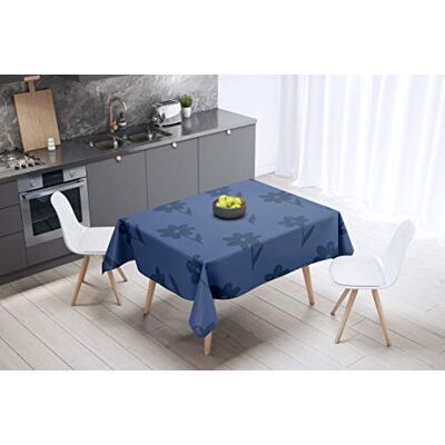 Bonamaison köksdekoration, bordsduk, lila, svart, 140 x 140 cm – designad och tillverkad i Turkiet Bonamaison köksdekoration, bordsduk, lila, svart, 140 x 140 cm – designad och tillverkad i Turkiet