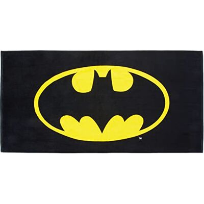 Franco Batman supermjuk bomullsbad/pool/strandhandduk, 152 cm x 76 cm, (officiell licensierad Batman-produkt) Franco Batman supermjuk bomullsbad/pool/strandhandduk, 152 cm x 76 cm, (officiell licensierad Batman-produkt)