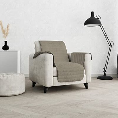 Italian Bed Linen COZY halkfritt och vattentätt sofföverdrag, 1-sitsigt, taupe Italian Bed Linen COZY halkfritt och vattentätt sofföverdrag, 1-sitsigt, taupe
