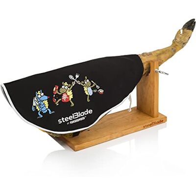 Steelblade T-404 uxumusu Färg Svart-Bomull 50% -Överdrag 55 cm-Perfekt för både skinka och pallar-modell, D persilja Steelblade T-404 uxumusu Färg Svart-Bomull 50% -Överdrag 55 cm-Perfekt för både skinka och pallar-modell, D persilja