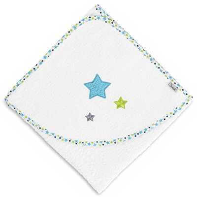Sterntaler badhandduk med huva Erik, ålder: För spädbarn från födseln, storlek: 100 x 100 cm, vit Sterntaler badhandduk med huva Erik, ålder: För spädbarn från födseln, storlek: 100 x 100 cm, vit