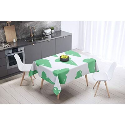 Bonamaison köksdekoration, bordsduk, lila, svart, 140 x 140 cm – designad och tillverkad i Turkiet Bonamaison köksdekoration, bordsduk, lila, svart, 140 x 140 cm – designad och tillverkad i Turkiet
