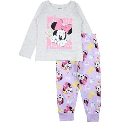 Disney Pyjamas Pyjamas Set för flickor, Färg: grå, 8 �r Disney Pyjamas Pyjamas Set för flickor, Färg: grå, 8 �r