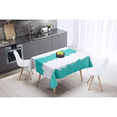 Bonamaison köksdekoration, bordsduk, lila, svart, 140 x 140 cm – designad och tillverkad i Turkiet Bonamaison köksdekoration, bordsduk, lila, svart, 140 x 140 cm – designad och tillverkad i Turkiet