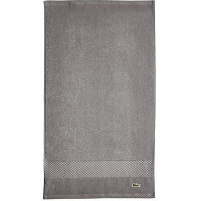 Lacoste Heritage Supima Cotton Hand Towel, Meteorite, 16" x 30 Lacoste Heritage Supima Cotton Hand Towel, Meteorite, 16" x 30