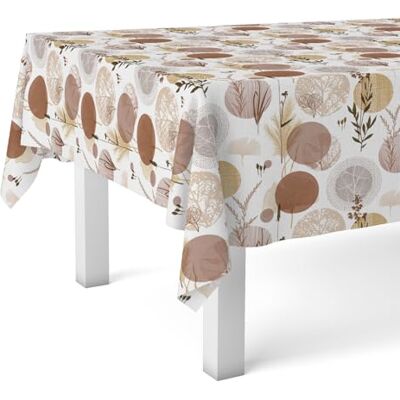 Martina Home Bordsduk vaxduk Siena brun 180 x 140 cm Martina Home Bordsduk vaxduk Siena brun 180 x 140 cm