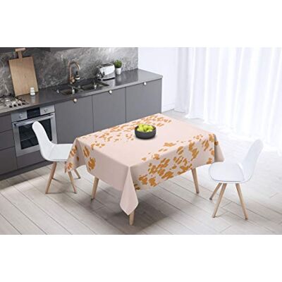 Bonamaison köksdekoration, bordsduk, lila, svart, 140 x 140 cm – designad och tillverkad i Turkiet Bonamaison köksdekoration, bordsduk, lila, svart, 140 x 140 cm – designad och tillverkad i Turkiet