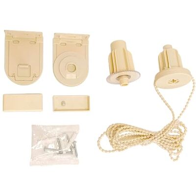 Blindecor Rullgardinsmekanismsats kompatibel med 43 mm rör beige låda kompletta ersättningsmekanismer Blindecor Rullgardinsmekanismsats kompatibel med 43 mm rör beige låda kompletta ersättningsmekanismer