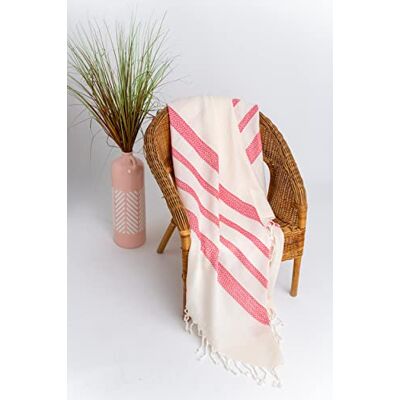 Questo Casa 100% bomull Peshtemal, turkisk handduk, fouta, pestemal, Hamamduk, strand- och badhandduk, lätt, mjuk och absorberande, 90 x 180 cm Questo Casa 100% bomull Peshtemal, turkisk handduk, fouta, pestemal, Hamamduk, strand- och badhandduk, lätt, mjuk och absorberande, 90 x 180 cm