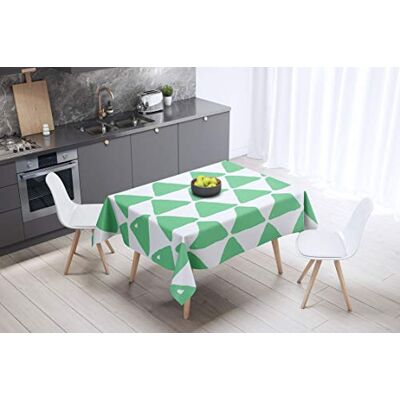 Bonamaison köksdekoration, bordsduk, lila, svart, 140 x 140 cm – designad och tillverkad i Turkiet Bonamaison köksdekoration, bordsduk, lila, svart, 140 x 140 cm – designad och tillverkad i Turkiet