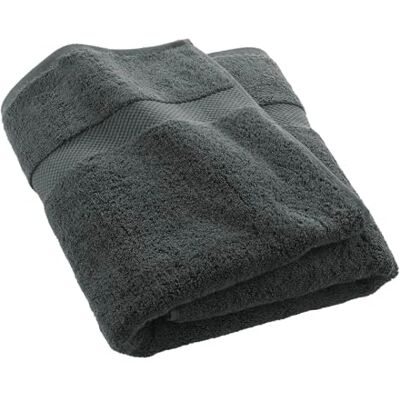 Douceur d'Intérieur , Badlakan (90 x 150 cm) Elegans antracit, 100% bomull enfärgad Douceur d'Intérieur , Badlakan (90 x 150 cm) Elegans antracit, 100% bomull enfärgad
