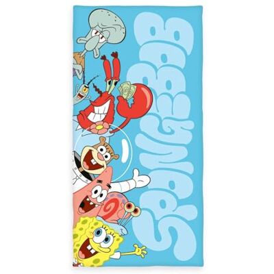 Herding Spongebob SquarePants Badhandduk, ca. 75 x 150 cm, 100% bomull Herding Spongebob SquarePants Badhandduk, ca. 75 x 150 cm, 100% bomull
