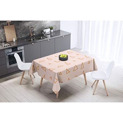 Bonamaison köksdekoration, bordsduk, lila, svart, 140 x 140 cm – designad och tillverkad i Turkiet Bonamaison köksdekoration, bordsduk, lila, svart, 140 x 140 cm – designad och tillverkad i Turkiet