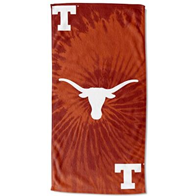 Northwest NCAA Texas Longhorns strandhandduk, 76 cm x 152 cm, psykedelisk Northwest NCAA Texas Longhorns strandhandduk, 76 cm x 152 cm, psykedelisk