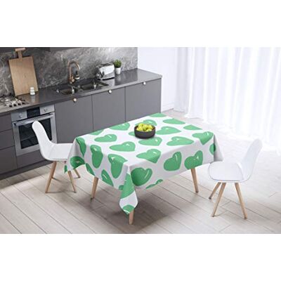 Bonamaison köksdekoration, bordsduk, lila, svart, 140 x 140 cm – designad och tillverkad i Turkiet Bonamaison köksdekoration, bordsduk, lila, svart, 140 x 140 cm – designad och tillverkad i Turkiet