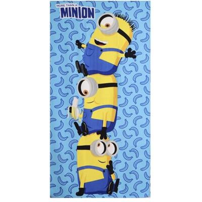 CERDÁ LIFE'S LITTLE MOMENTS Minions barn mikrofiber handduk för bad och strand – mikrofiberhandduk för barn med barndesign och daglig användning CERDÁ LIFE'S LITTLE MOMENTS Minions barn mikrofiber handduk för bad och strand – mikrofiberhandduk för barn med barndesign och daglig användning