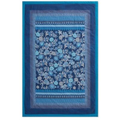Bassetti Pläd filt 135 x 190 cm, granfoulard Varigotti B1 blå, 100% bomull, filt, mjuk och ventilerande, högkvalitativt tryckt Bassetti Pläd filt 135 x 190 cm, granfoulard Varigotti B1 blå, 100% bomull, filt, mjuk och ventilerande, högkvalitativt tryckt