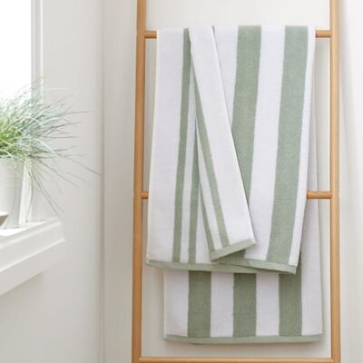 Bianca salvia grön vändbar rand jacquard 600 gsm bomull badrumshanddukar sortiment salvia Bianca salvia grön vändbar rand jacquard 600 gsm bomull badrumshanddukar sortiment salvia